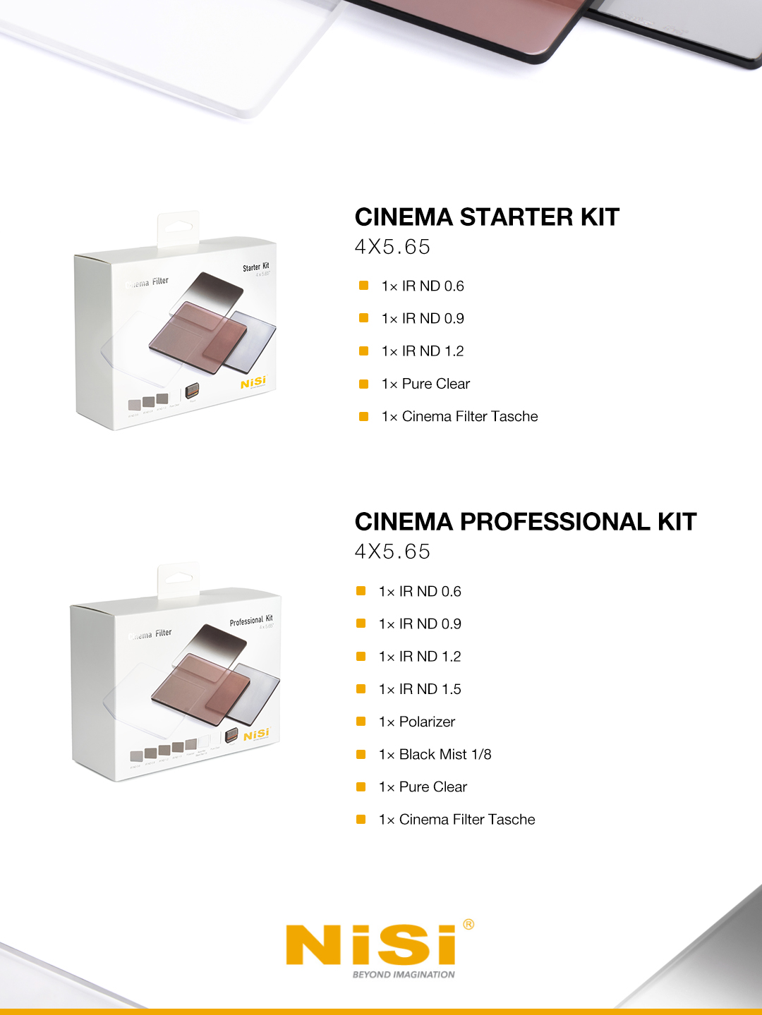 NiSi Cinema Kits Produktfoto